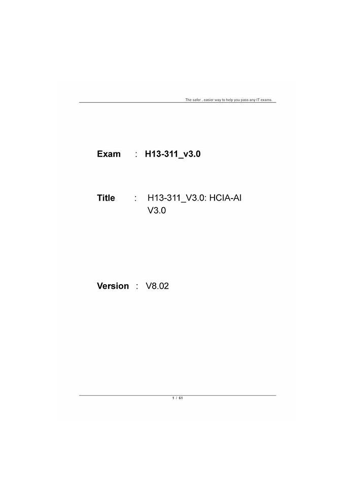 H12-311_V3.0 Testantworten & Huawei H12-311_V3.0 Prüfungsaufgaben