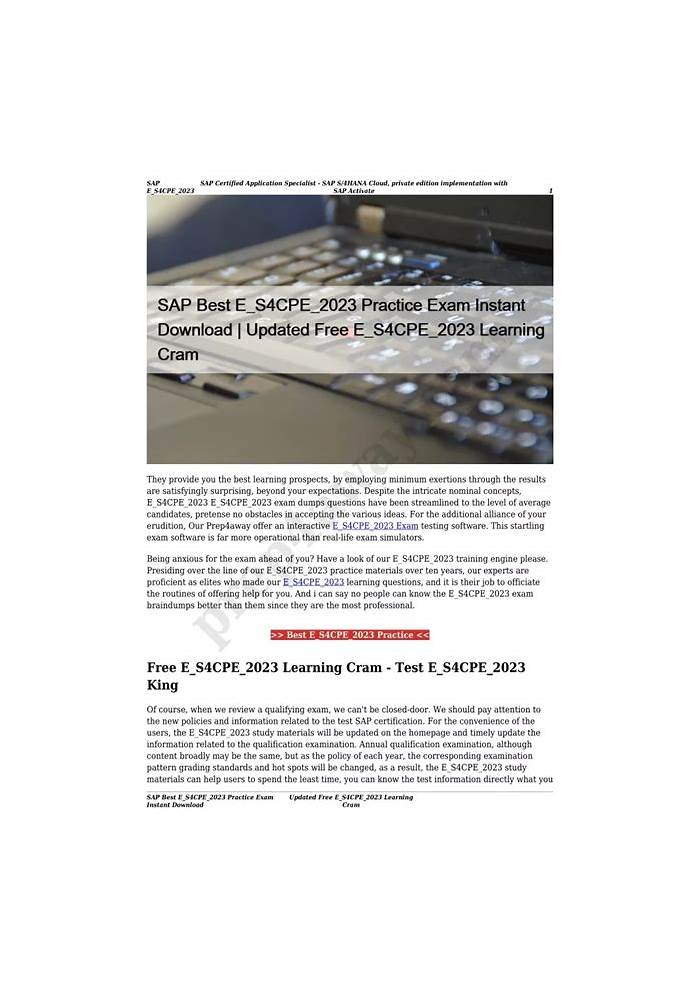 SAP E_S4CPE_2023시험대비최신덤프공부자료, E_S4CPE_2023최신인증시험공부자료 & E_S4CPE_2023 Dumps