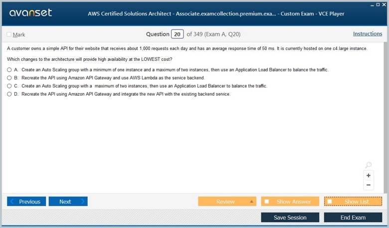 AWS-Solutions-Architect-Associate Schulungsunterlagen, Amazon AWS-Solutions-Architect-Associate Prüfungsfrage