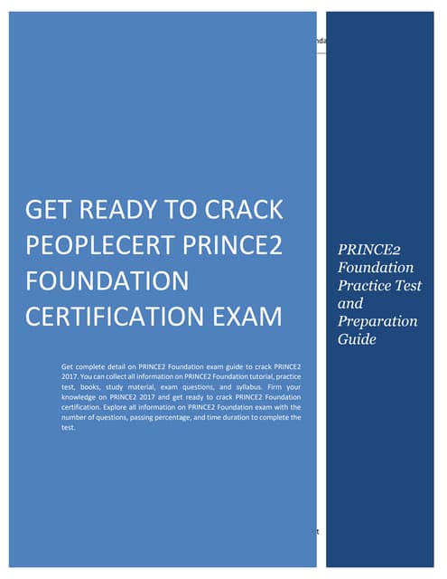 PRINCE2Foundation Originale Fragen - PRINCE2Foundation Prüfungsfragen, PRINCE2Foundation Prüfungs