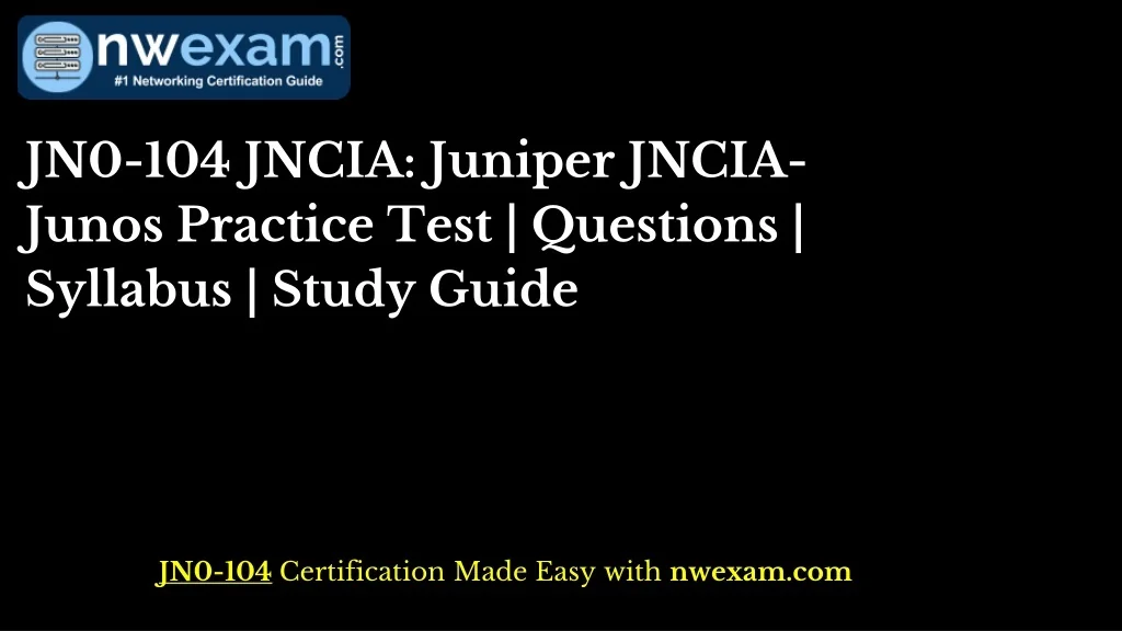 Juniper JN0-637 Testengine, JN0-637 Prüfungs-Guide & JN0-637 Prüfungs-Guide