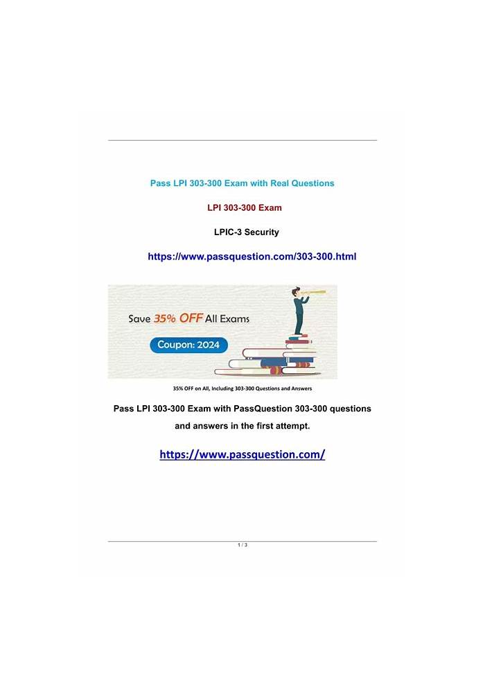 303-300 Zertifizierungsantworten & Lpi 303-300 Zertifizierungsfragen