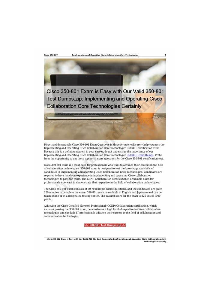 350-801 Prüfungsvorbereitung, 350-801 Testengine & 350-801 Exam Fragen
