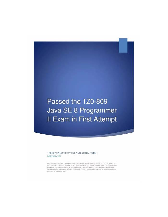 1z0-809 Pruefungssimulationen & Oracle 1z0-809 Exam - 1z0-809 Testantworten