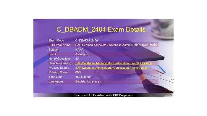 SAP C_DBADM_2404 PDF Demo - C_DBADM_2404 Prüfungsvorbereitung
