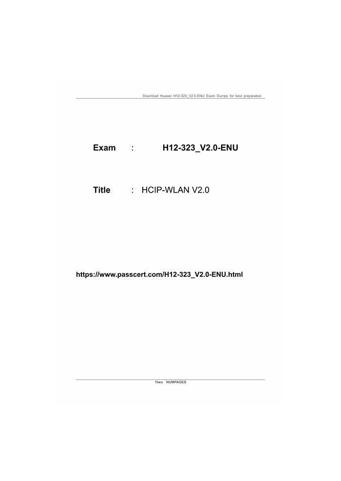 H12-323_V2.0 Zertifikatsdemo - H12-323_V2.0 Examengine, H12-323_V2.0 Pruefungssimulationen