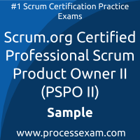 PSPO-II Vorbereitung, Scrum PSPO-II Pruefungssimulationen