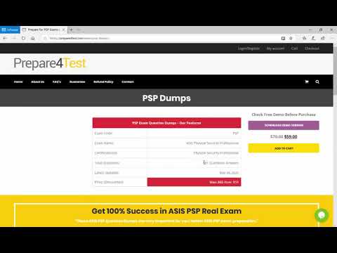 ASIS PSP Fragen Und Antworten & PSP Prüfungs