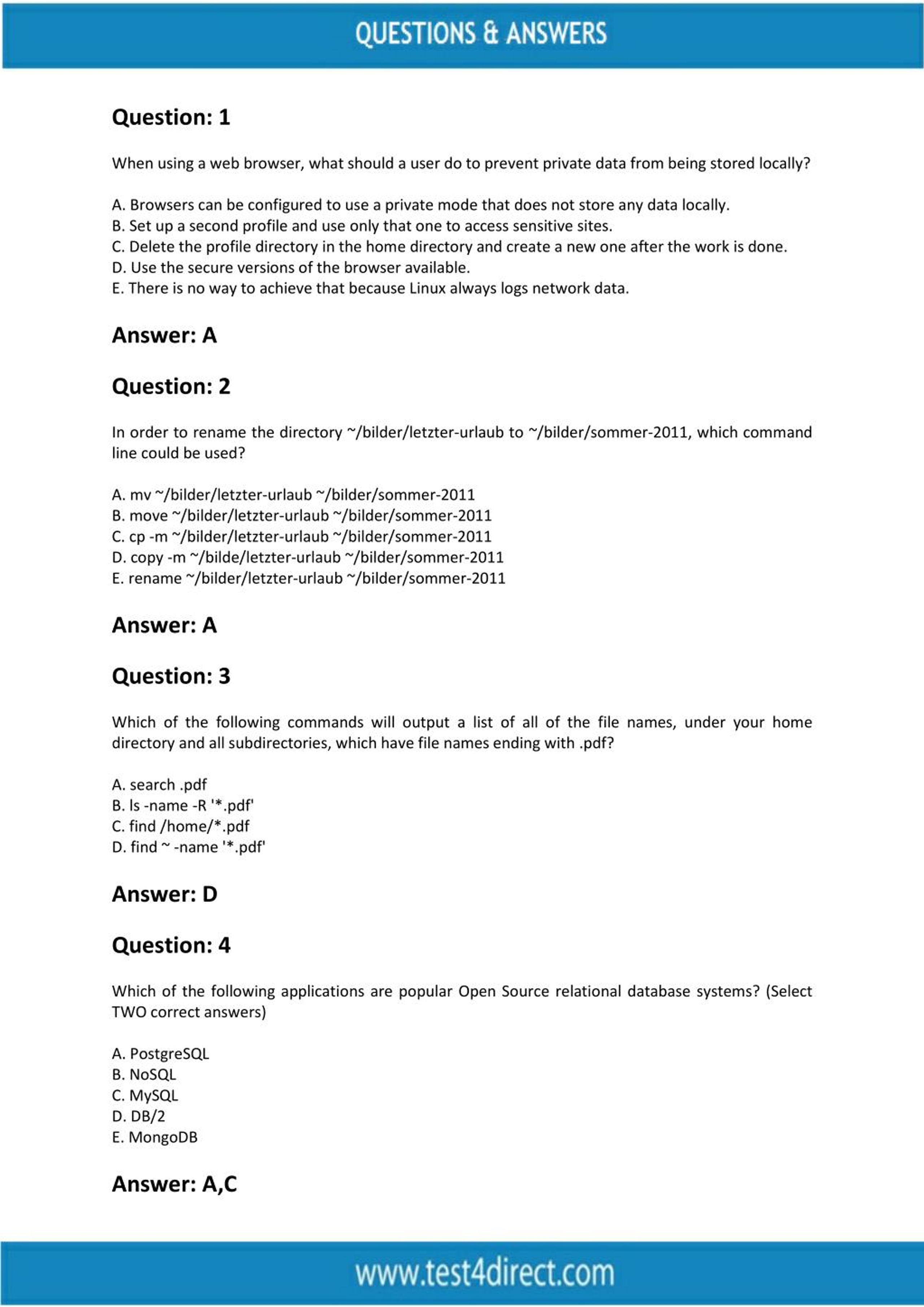 2025 010-160 Schulungsangebot, 010-160 Zertifizierungsprüfung & Linux Essentials Certificate Exam - version 1.6 Examengine