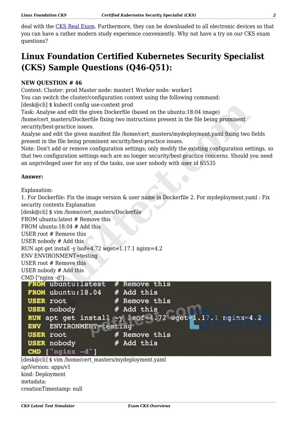 CKS技術内容 & Linux Foundation CKSトレーリングサンプル、CKS日本語版試験解答
