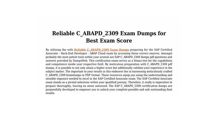 C_ABAPD_2309受験対策書、C_ABAPD_2309試験対応 & C_ABAPD_2309資格受験料