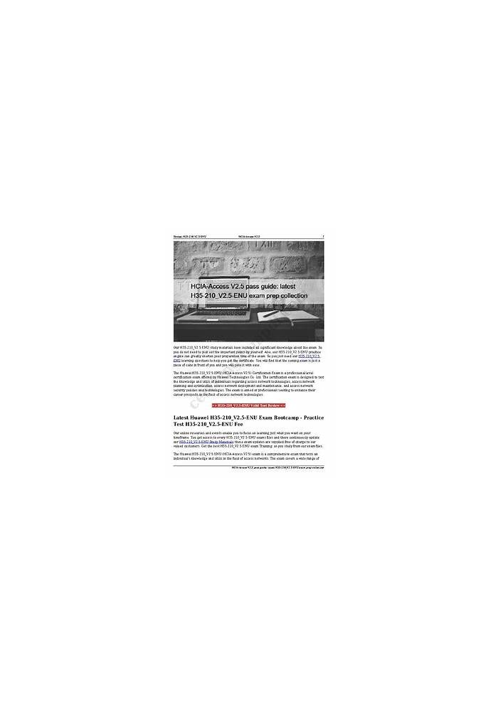 Huawei H35-210_V2.5日本語版復習資料、H35-210_V2.5対応資料 & H35-210_V2.5資格講座