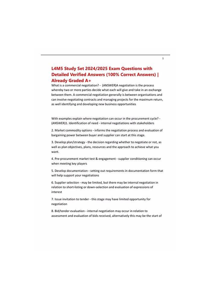 L4M5勉強資料 & CIPS L4M5関連受験参考書、L4M5資格認定